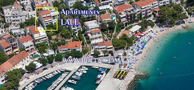 Apartmans Lale Brela Eksteriør bilde